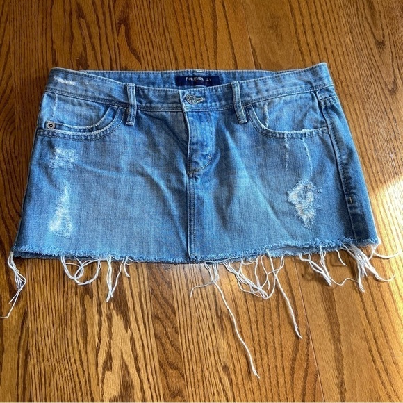 Y2K Forever21 Vintage Mini Skirt Size 27 - Picture 1 of 7